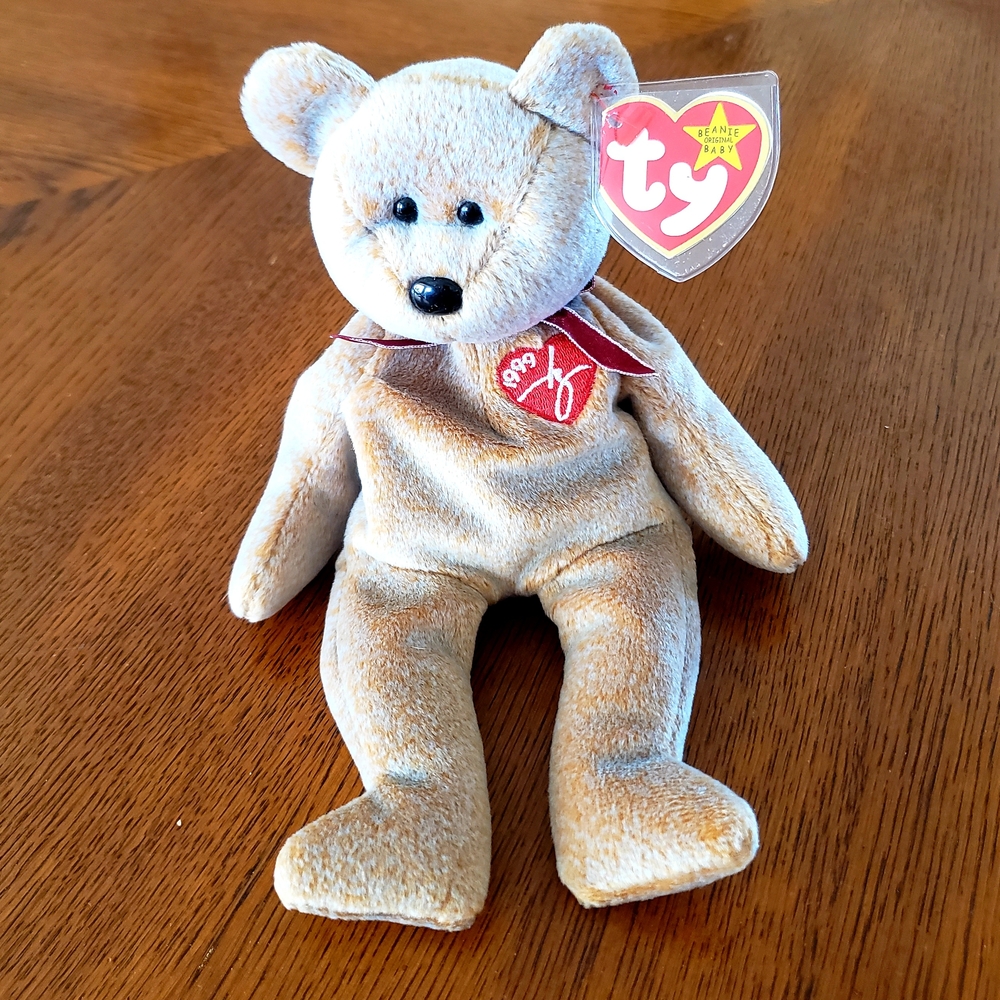 Ty Beanie Babies Tan Bear Plush Toy
